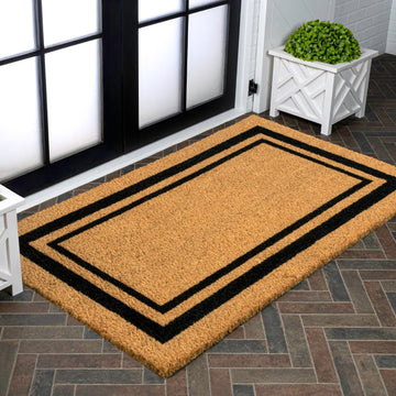 Blaire Modern Classic Double Border Area Rug